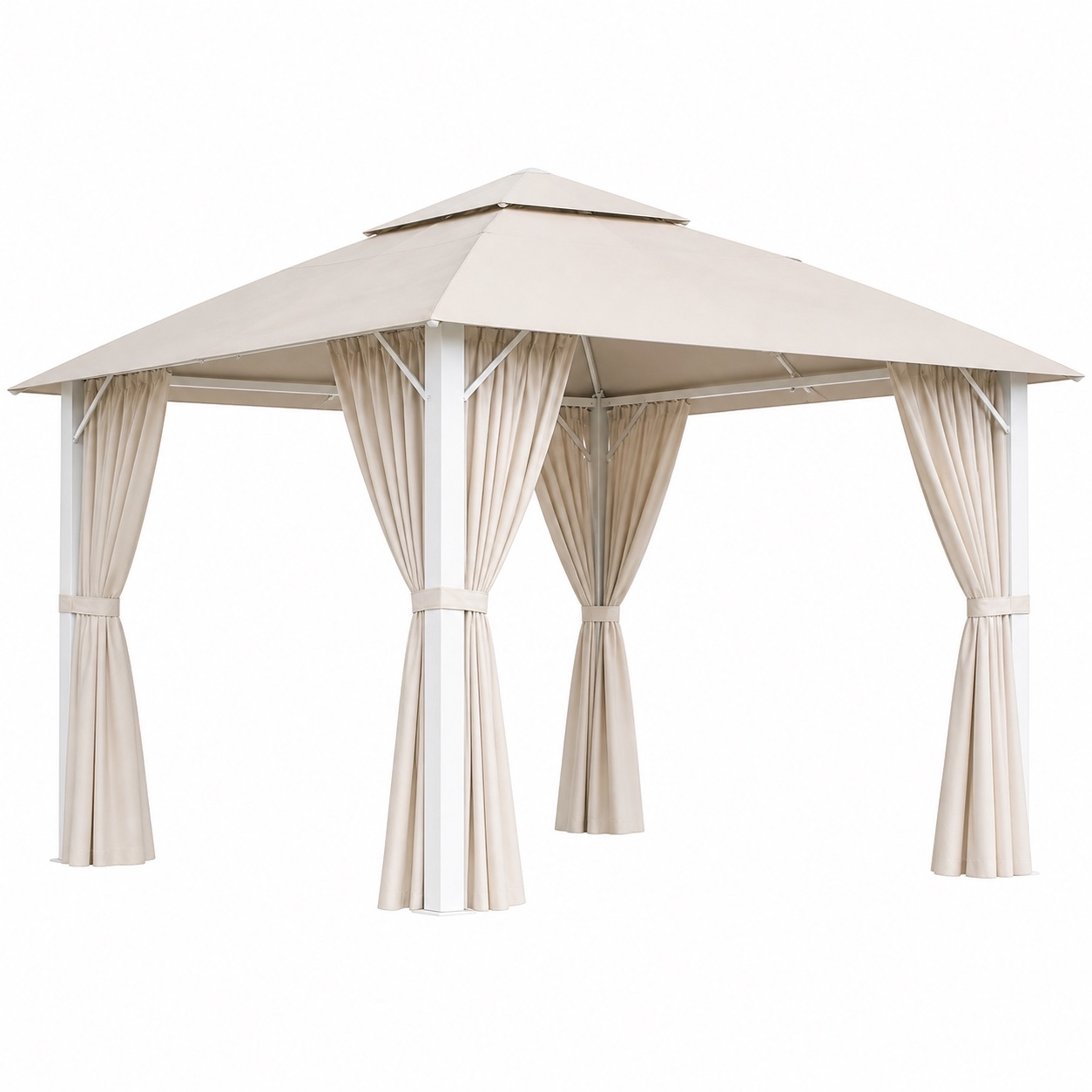 Tonnelle de Jardin Beige 3 × 4 m