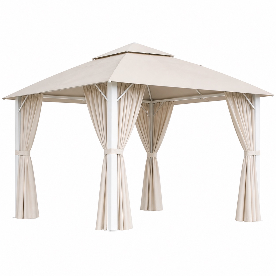 Tonnelle de Jardin Beige 3 × 4 m