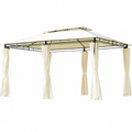 Tonnelle de Jardin Beige 3 × 4 m