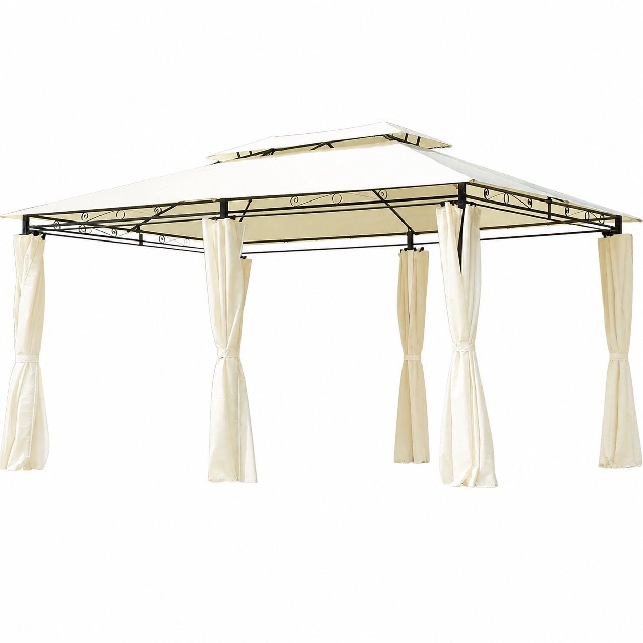 Tonnelle de Jardin Beige 3 × 4 m